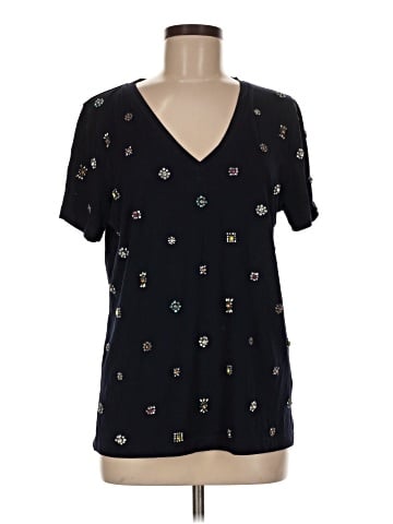 J.Crew Collection Short Sleeve Blouse (view 1)