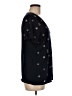 J.Crew Collection Stars Black Short Sleeve Blouse Size M - photo 4