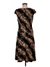Anne Klein Animal Print Brown Cocktail Dress Size 6 - photo 2