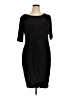 Signature Solid Black Cocktail Dress Size 16 - photo 1
