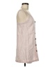 Topshop Tan Sleeveless Button-Down Shirt Size 6 - photo 4