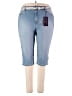 Gloria Vanderbilt Color Block Blue Jeans Size 18 - photo 1