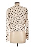 ASOS 100% Polyester Polka Dots Ivory Long Sleeve Blouse Size 12 - photo 2