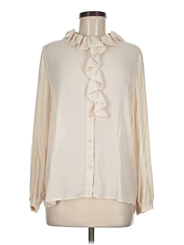 Nili Lotan Long Sleeve Blouse (view 1)