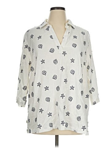 Calypso St. Barth 3/4 Sleeve Blouse (view 1)