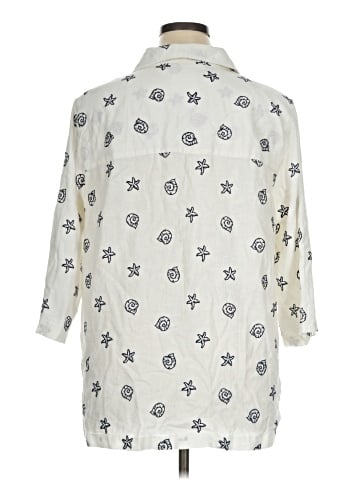 Calypso St. Barth 3/4 Sleeve Blouse (view 2)