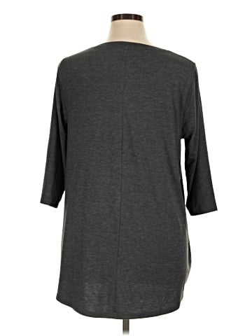 Lane Bryant Outlet 3/4 Sleeve T-Shirt (view 2)
