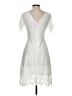 MSLG 100% Polyester Ivory Cocktail Dress Size XS - photo 2