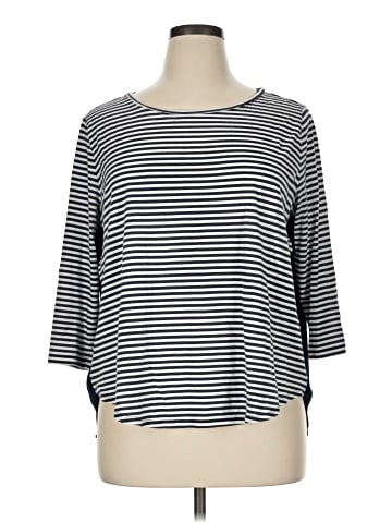 Ann Taylor LOFT Outlet 3/4 Sleeve T-Shirt (view 1)