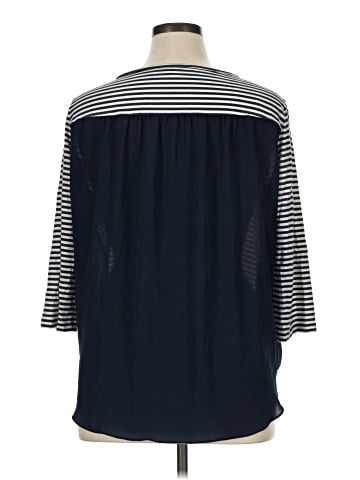 Ann Taylor LOFT Outlet 3/4 Sleeve T-Shirt (view 2)