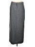 J.Jill 100% Wool Gray Wool Skirt Size 28 waist (estimated) - photo 1