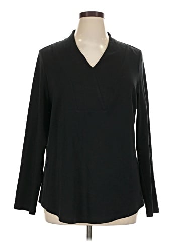 Isaac Mizrahi LIVE! Long Sleeve T-Shirt (view 1)