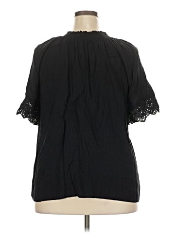 Bobeau Short Sleeve Blouse (view 2)