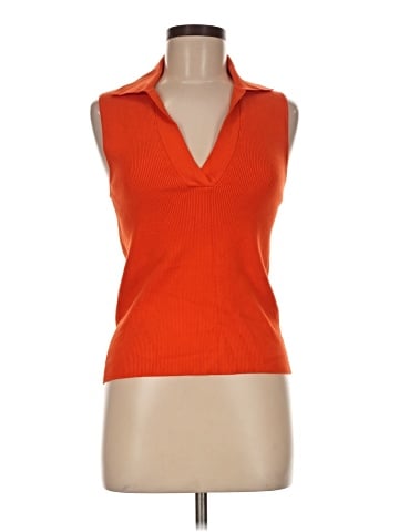 Madewell Cotton Johnny-Collar Sweater Tank (view 1)