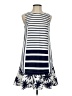 Zoa Stripes Blue Casual Dress Size XS - photo 1