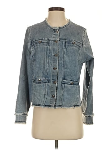 Ecru Denim Jacket (view 1)