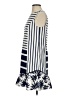 Zoa Stripes Blue Casual Dress Size XS - photo 5
