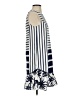 Zoa Stripes Blue Casual Dress Size XS - photo 4