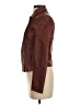 Reiss 100% Leather Solid Burgundy Leather Jacket Size XS - photo 5