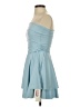 Assorted Brands Solid Blue Cocktail Dress Size XS - photo 5