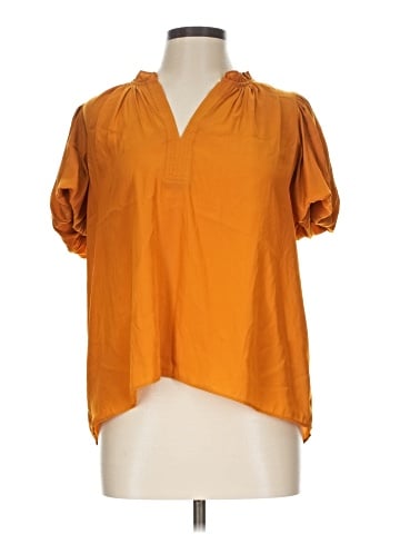 Rose + Olive Short Sleeve Blouse (view 1)
