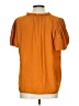 Rose + Olive Orange Short Sleeve Blouse Size L - photo 2