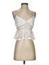 pretty garbage Ivory Sleeveless Top Size S - photo 1