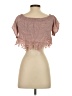 TOBI Brown Short Sleeve Blouse Size XS - photo 2