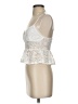 pretty garbage Ivory Sleeveless Top Size S - photo 5