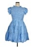 Assorted Brands 100% Cotton Checkered-gingham Blue Casual Dress Size XL - photo 1