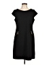 Chetta B Solid Black Casual Dress Size 12 - photo 1