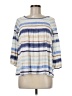 Meadow Rue Blue 3/4 Sleeve Top Size M - photo 1