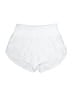 Unbranded Solid White Purple Athletic Shorts Size M - photo 1