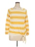 Maurices 100% Cotton Stripes Yellow Pullover Sweater Size XL - photo 1
