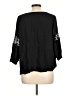 I. Joah 100% Rayon Black 3/4 Sleeve Blouse Size L - photo 2