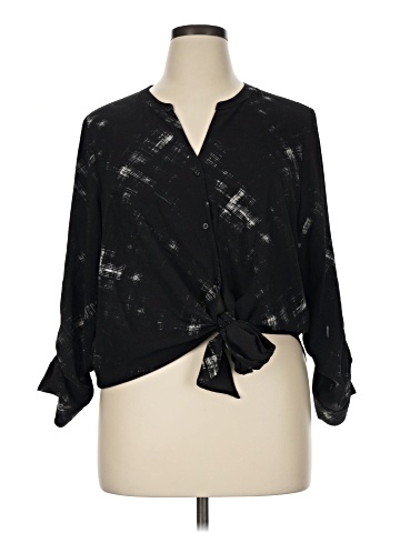 Apt. 9 3/4 Sleeve Blouse (view 1)
