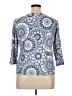 Ruby Rd. Blue 3/4 Sleeve T-Shirt Size XL - photo 2