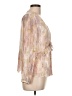 DR2 100% Polyester Gold 3/4 Sleeve Blouse Size L - photo 4