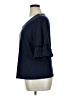 Zac & Rachel Blue 3/4 Sleeve Top Size 1X - photo 5