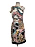 Kay Unger Paisley Tan Cocktail Dress Size 4 - photo 1
