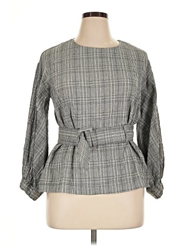 Zara TRF Long Sleeve Blouse (view 1)