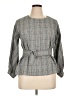 Zara TRF Gray Long Sleeve Blouse Size L - photo 1