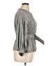 Zara TRF Gray Long Sleeve Blouse Size L - photo 4