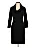 Connected Apparel 100% Acrylic Black Casual Dress Size L - photo 1