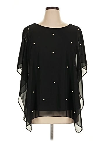 Roz & Ali 3/4 Sleeve Blouse (view 1)