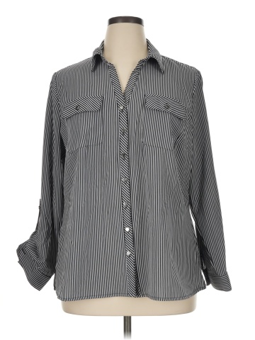 Notations Long Sleeve Blouse (view 1)