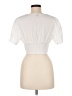 Shein White Short Sleeve Top Size 6 - photo 2