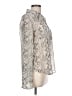 Bellatrix 100% Polyester Animal Print Silver Long Sleeve Blouse Size L - photo 4