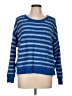 CAbi Stripes Blue Pullover Sweater Size L - photo 1