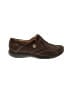 Clarks 100% Leather Brown Flats Size 9 - photo 1